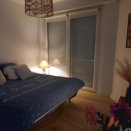 Le Clemenceau Appart-Calais Nord-Balcon-Plage 외부 사진