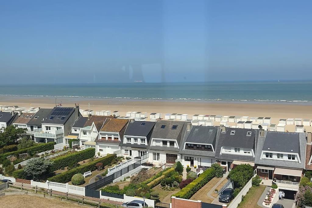 Le Clemenceau Appart-Calais Nord-Balcon-Plage 외부 사진