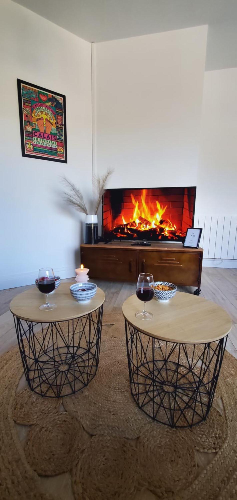 Le Clemenceau Appart-Calais Nord-Balcon-Plage 외부 사진