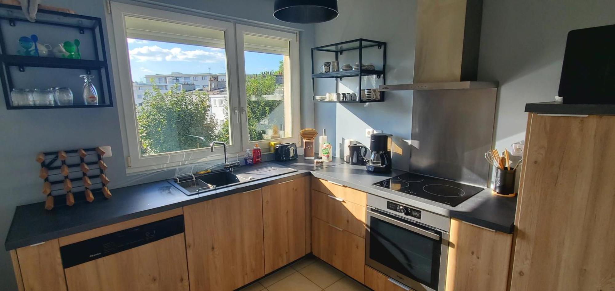 Le Clemenceau Appart-Calais Nord-Balcon-Plage 외부 사진